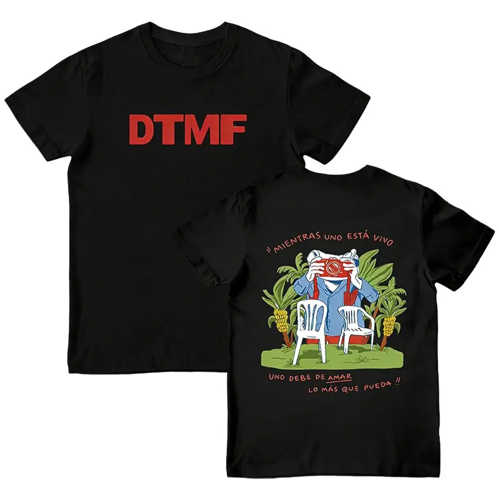 

Rapper Bad Bunny Tour 2026 Print T-shirt Men's And Women's Hip Hop Streetwear Short-sleeved Top Summer Casual O-neck Trendy Tee