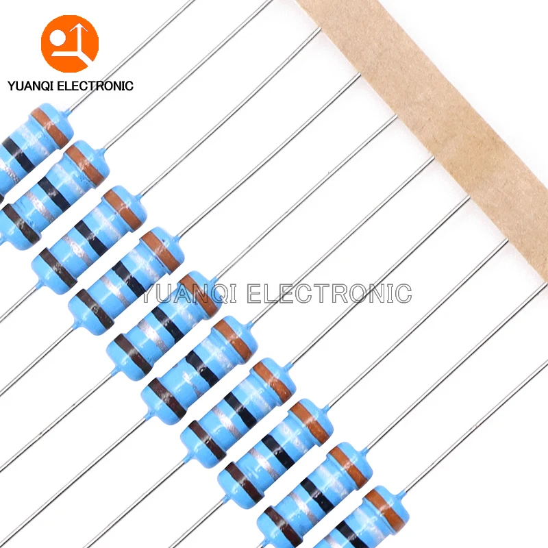 Imagem -06 - Metal Film Resistor Kit Resistência Grupo Sortimento Pack 0.33r2.2m Ohm 122valuesx10 Pcs 1w 1220 Pcs