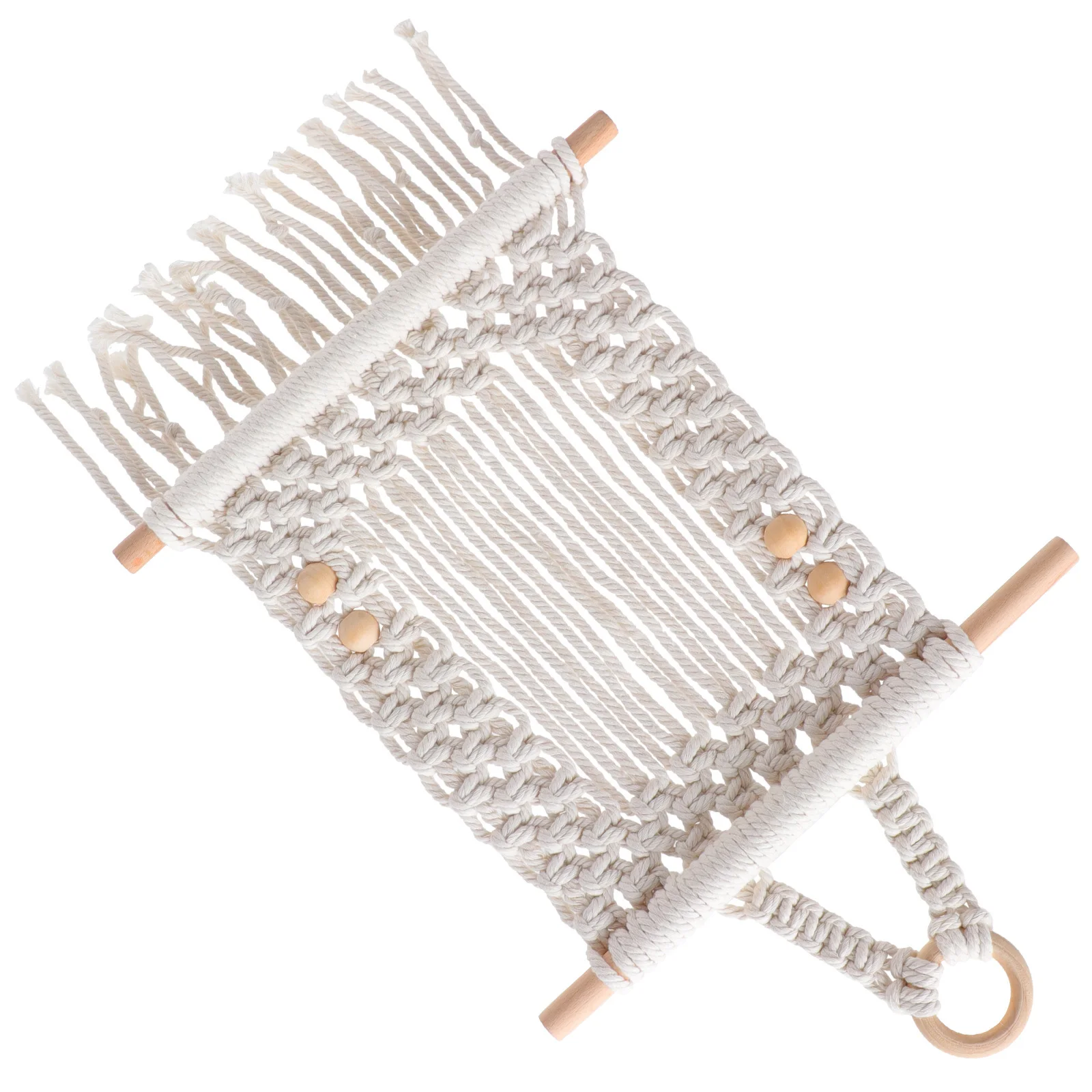 

Bohemia Style Woven Tassel Picture Tapestry Wall Hanging Decorative Photo Display Holder Macrame Wall Decor Household Ornament