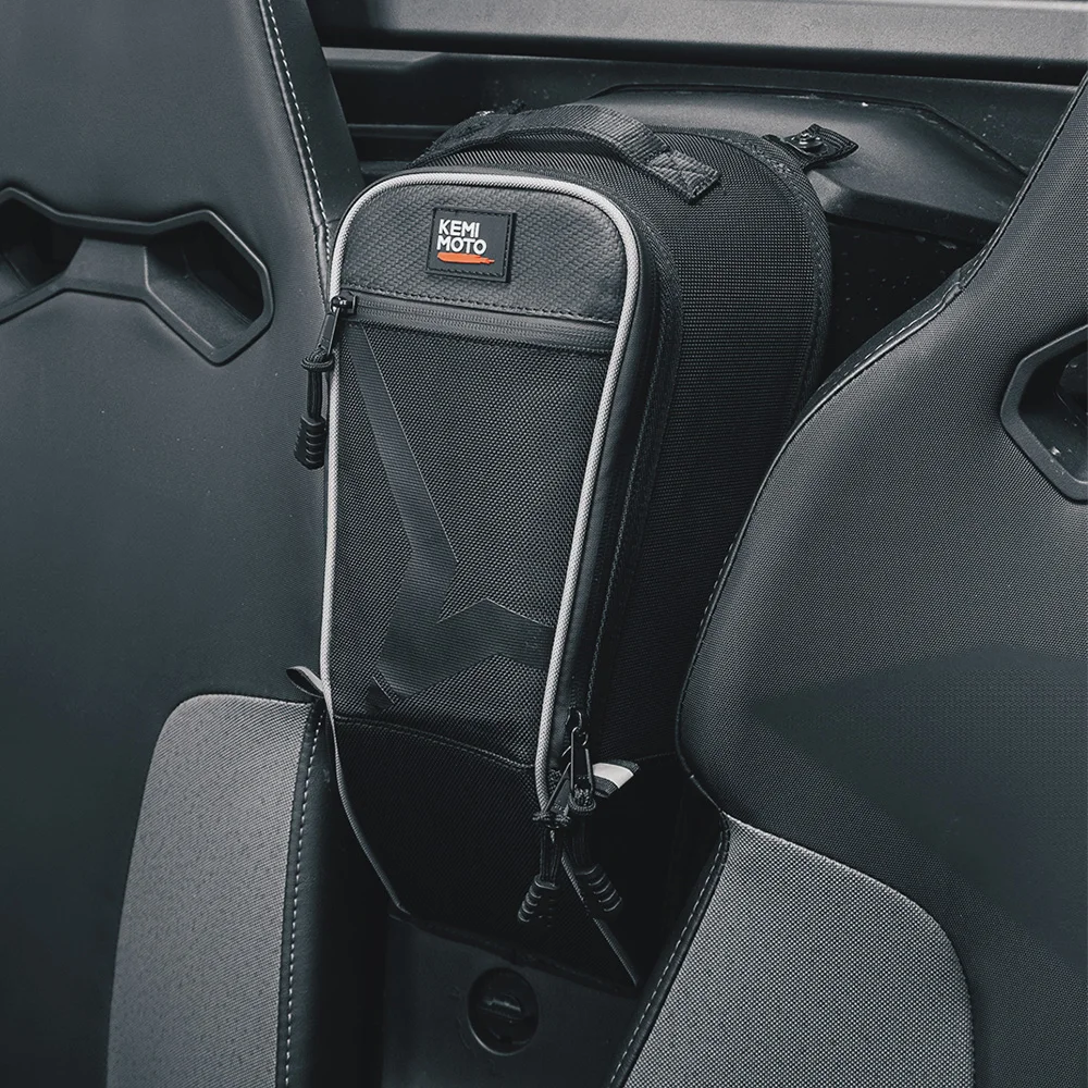 

For CFMOTO ZForce 800 Trail, 950 Trail Sport 4 2023-2024 UTV Center Console Storage Bag Black 6L 1680D Waterproof Zippers