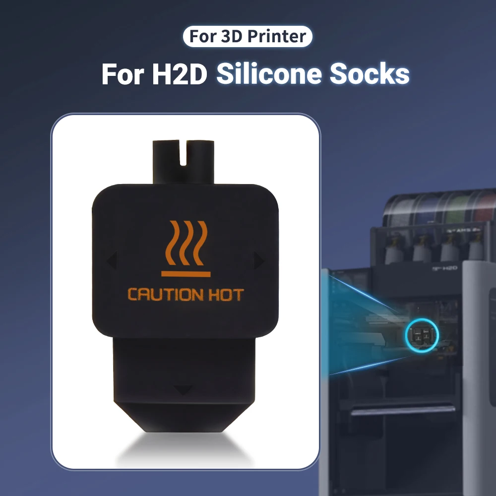 

Protective sleeve For Bamboo Lab H2D H2C H2S Hotend Silicone Cover Heating Block kit nozzle for 3D printer accessories