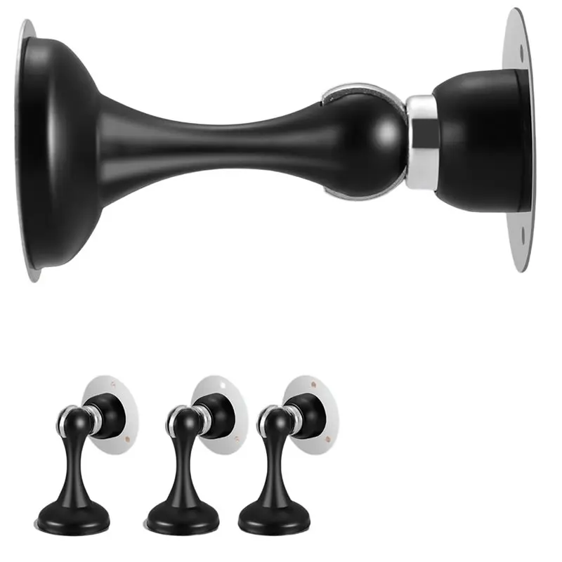 

Дверные упоры из нержавеющей стали, прочный магнит, дверные держатели без сверления, 4 шт., утолщенный роскошный дверной барьер для спальни