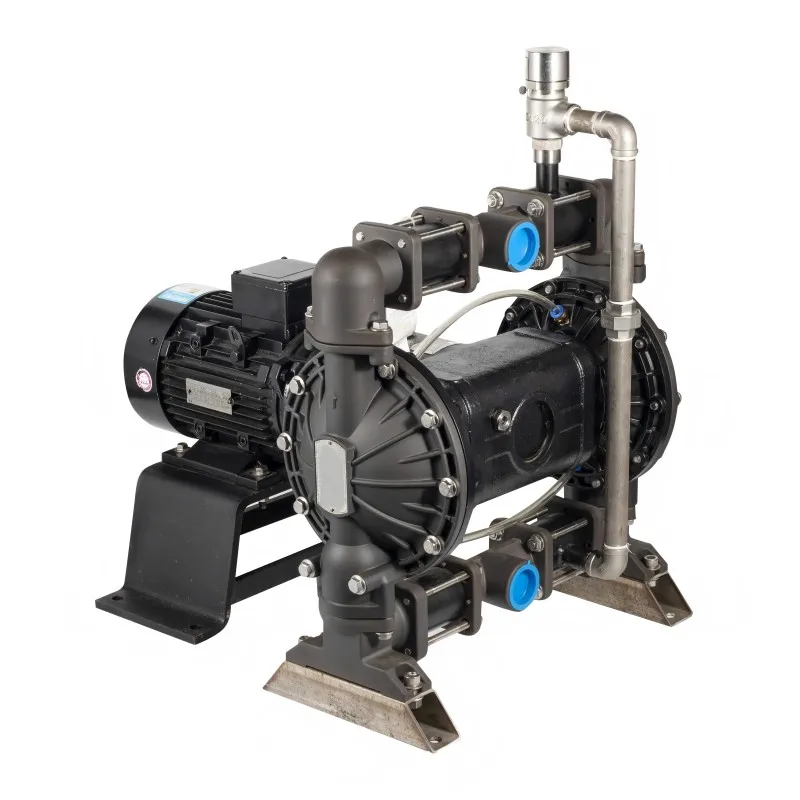 GK DN40 Aluminum Alloy Electric Diaphragm Pump Industrial Dewatering Pump for Construction Site, Slurry & Drainage