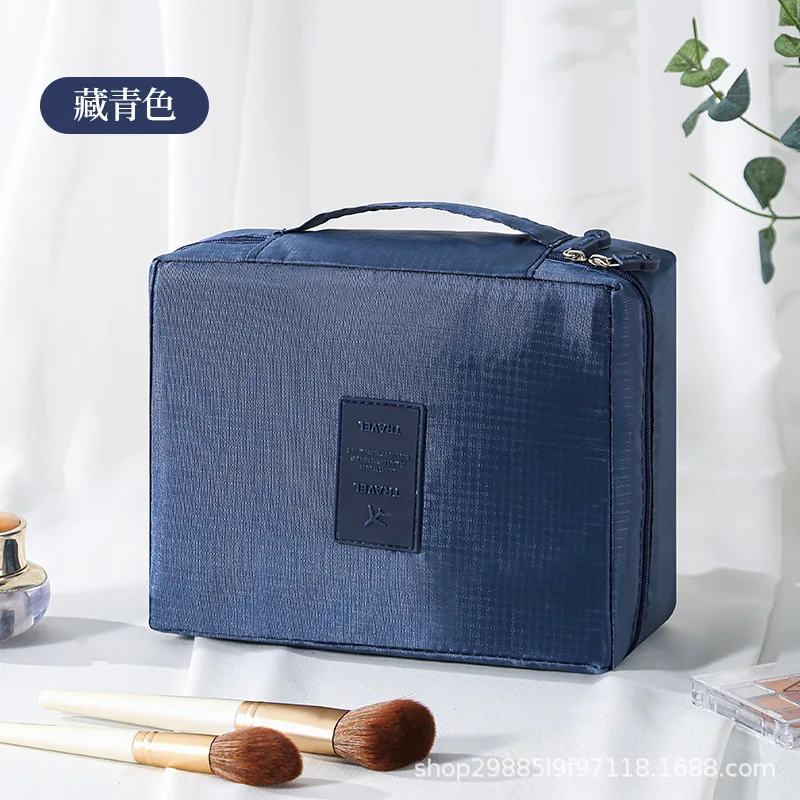 فتاة جديدة حقيبة مستحضرات تجميل الترفيه السفر سعة كبيرة حقيبة غسيل تخزين مستحضرات التجميل أكياس حزمة متعددة الوظائف للمرأة