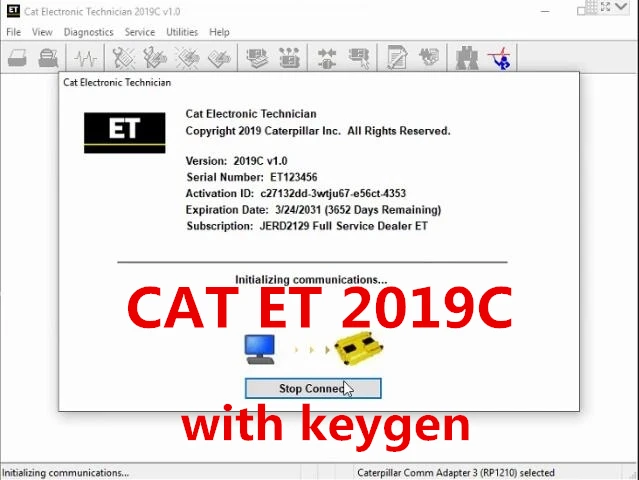 2021.1 SIS per red Caterpillar CAT Service sistema di informazioni Software di riparazione EPC + file Flash 2020 + ET 2019C con keygen gratuito