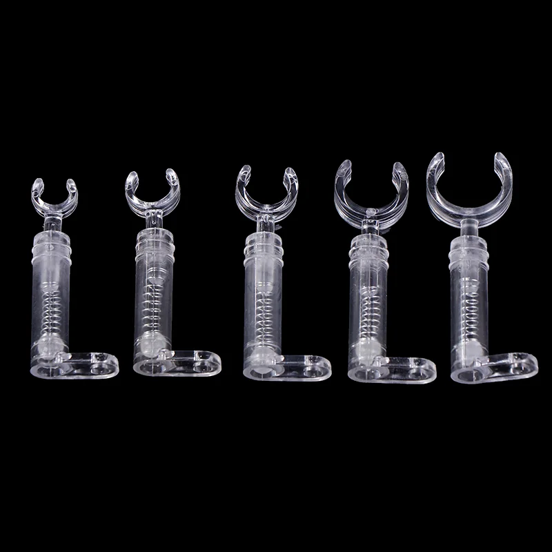 5PCS Neon Light Transparent Supports Neon Sign Plastic Stand Height For 8mm~18mm Tube Neon Sign Parts