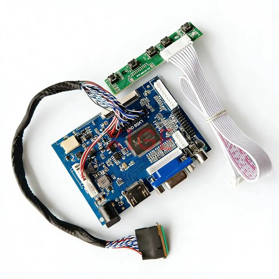 Комплект платы управления для LTN156AT05 LTN156AT03 LTN156AT09 LTN156AT02, 1366*768, 1366x768, LVDS-40 Pin, для экрана ноутбука/монитора, AV+HDMI+VGA