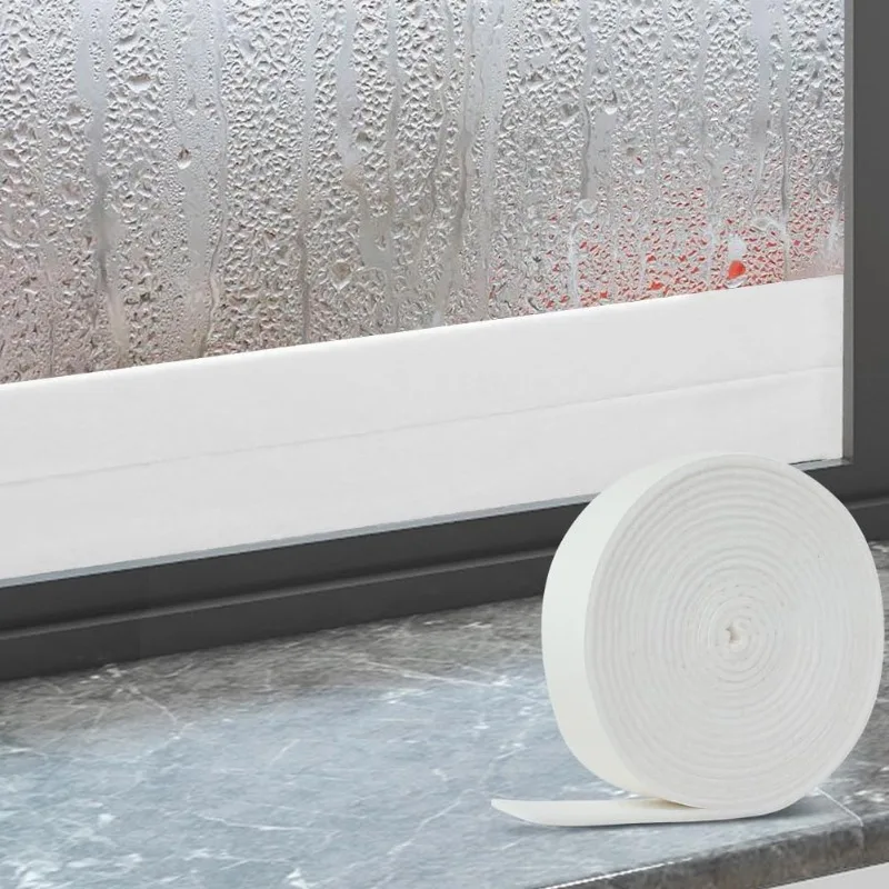 1/2rolls waterproof and anti condensation window tape -3.0 cm x 200.0 cm synthetic rubber sealing strip,for indoor/outdoor use