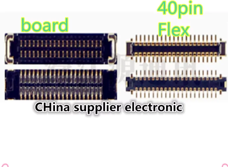 For Redmi note9 note10pro  motherboard display seat cable connector Flex 40pin