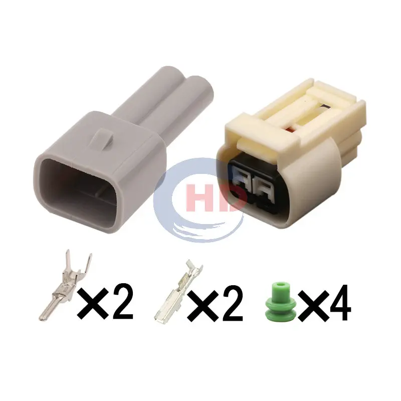 

1-20 sets 2pin Head Lamp Bulb Socket HD0217Y-2.2-11 936184-1