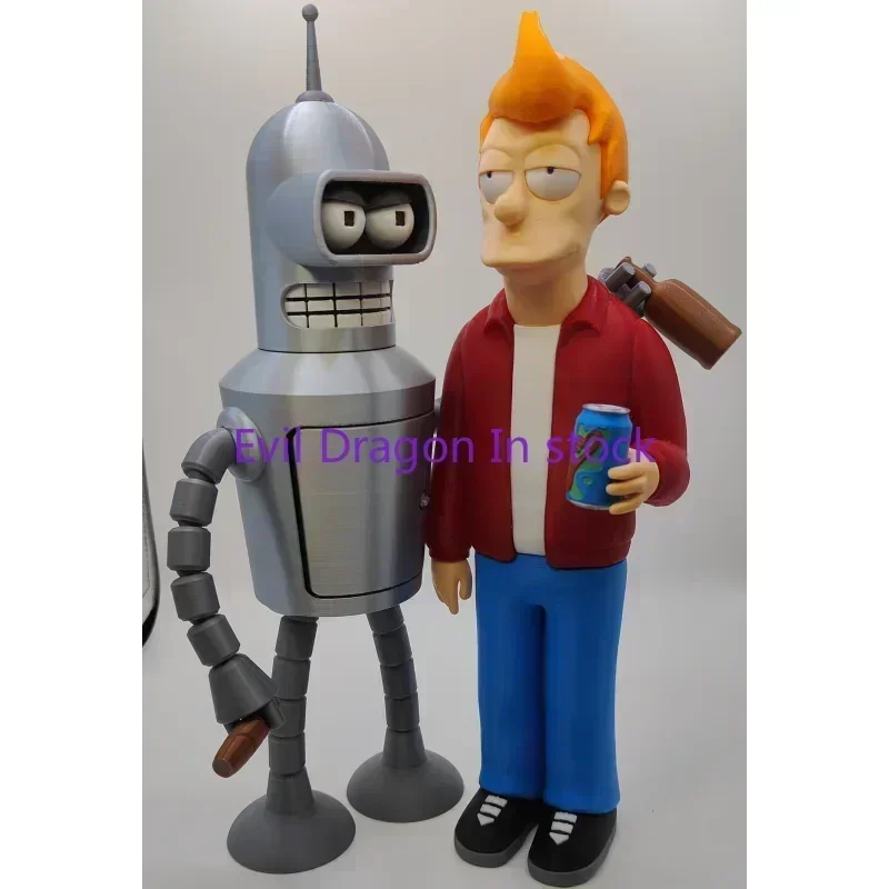 

In Stock Cartoon Futurama Fry & Bender Action Figure Model Toy Gift Collection Model Toys