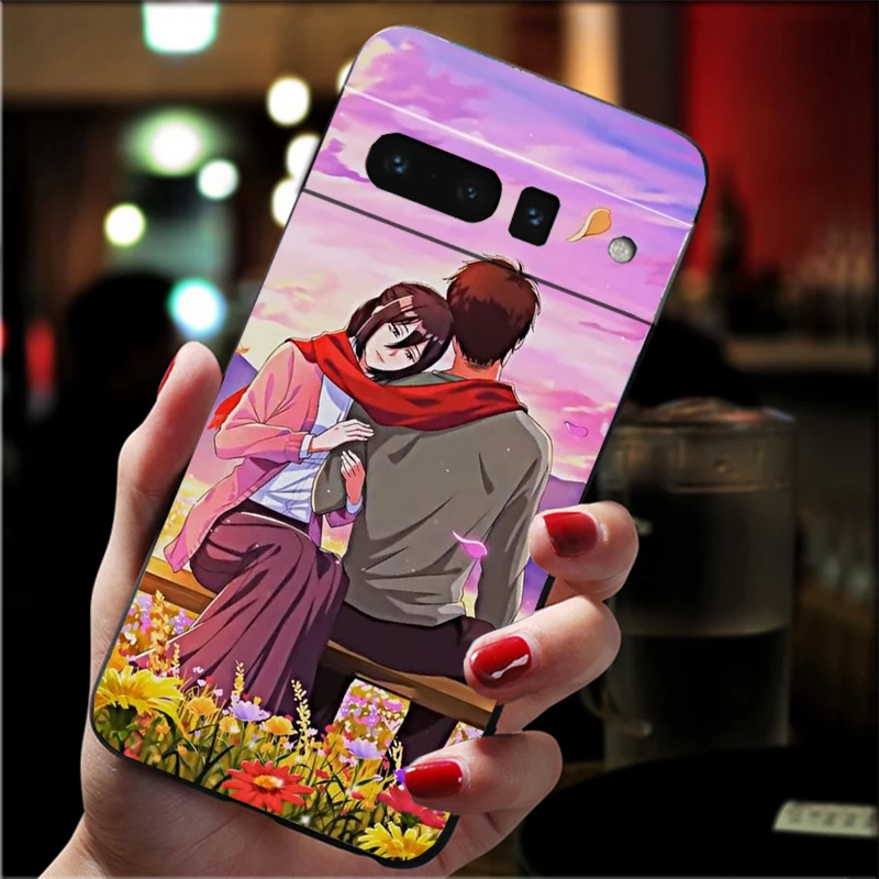 

Mikasa ackerman and eren yeager Funda Phone Case For Google Pixel 10 9 Pro XL 9A 8 7 6 Pro Pixel 8A 7A 6A Pixel 8 7 6 5 Case