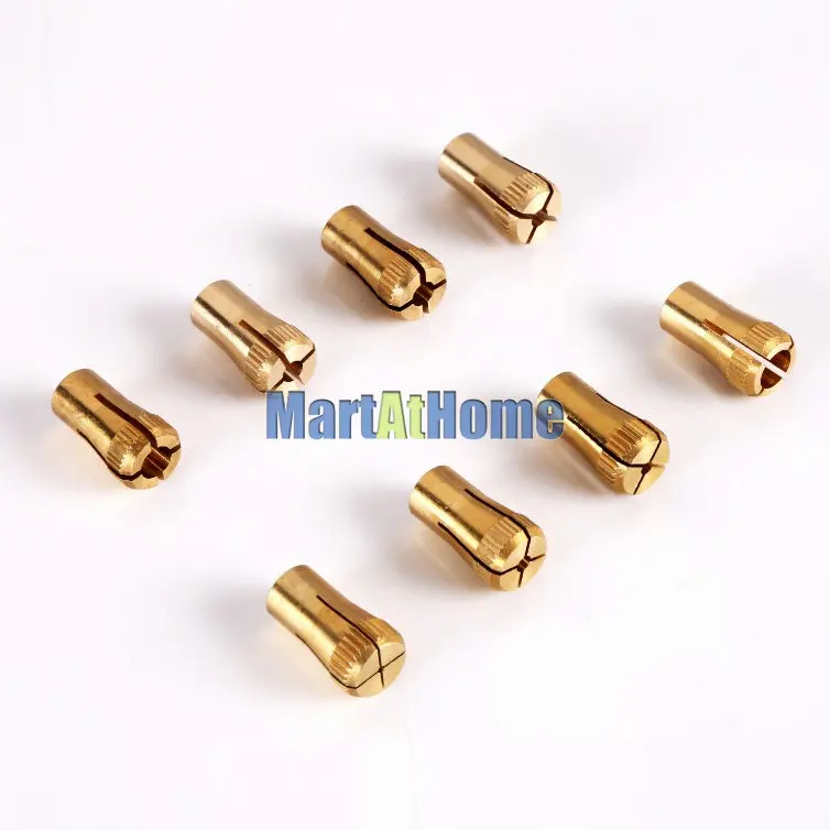 The First Tool 8PCS Copper Collets Set Z061 for Assembling Drilling Cutter,Milling Cutter,Center Pulley