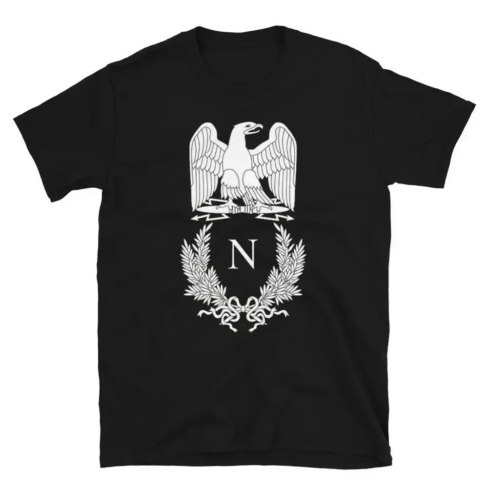 French Pride Napoleon Bonaparte Eagle T-Shirt. Summer Cotton O-Neck Short Sleeve Mens T Shirt New