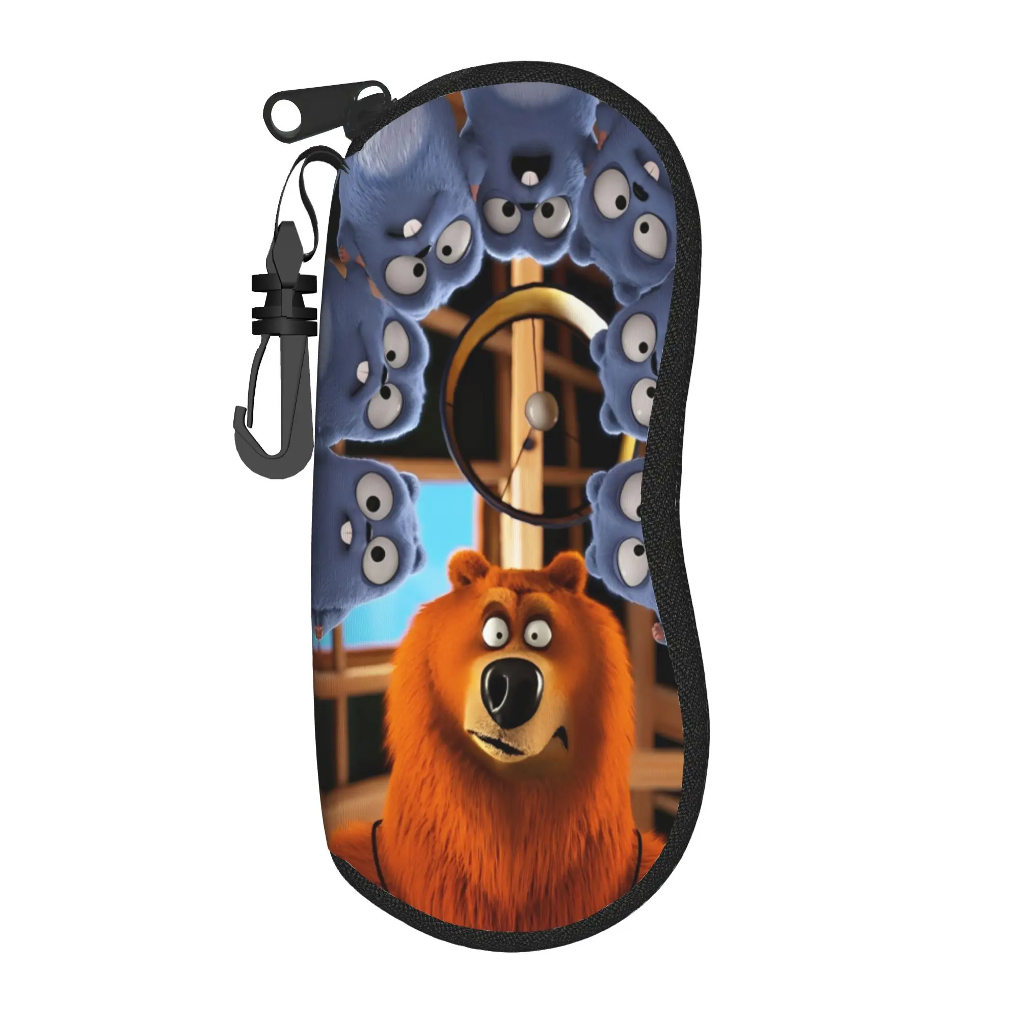 Grizzy and The Lemmings Cartoon Accessories Glasses Case for Girl Printing Box  Eyeglasses Protector Charming Glasses Box