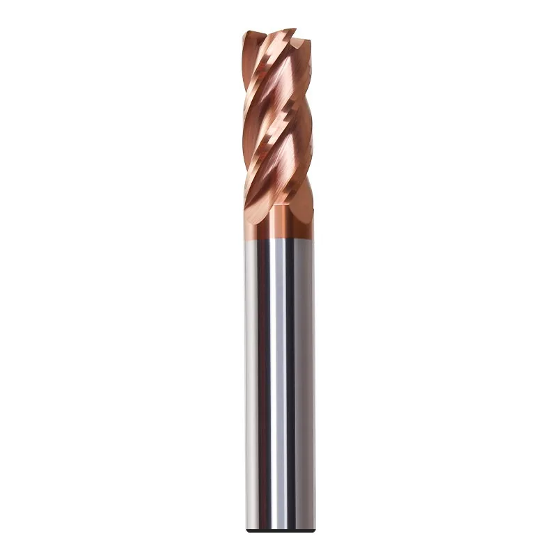 60 degree 4 blade tungsten steel milling cutter extended coating alloy milling cutter numerical control flat knife gong cutter