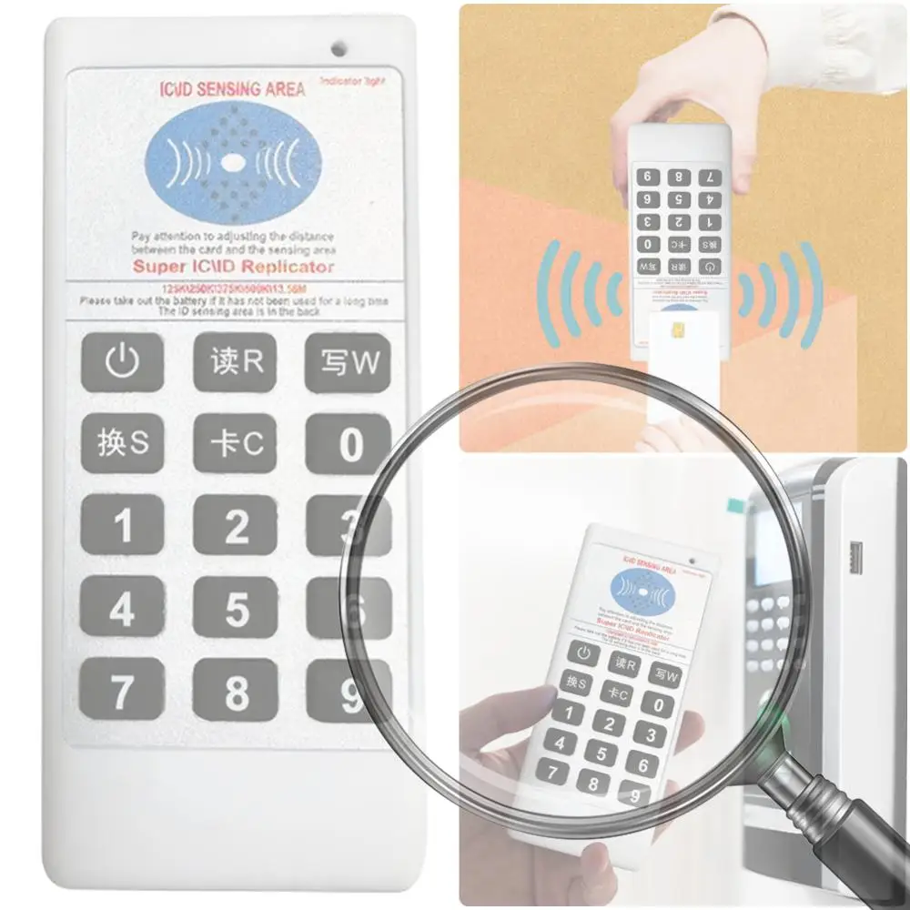 

Считыватель и копировщик RFID/NFC карт, 125 кГц-13,56 МГц, портативный, для смарт-карт