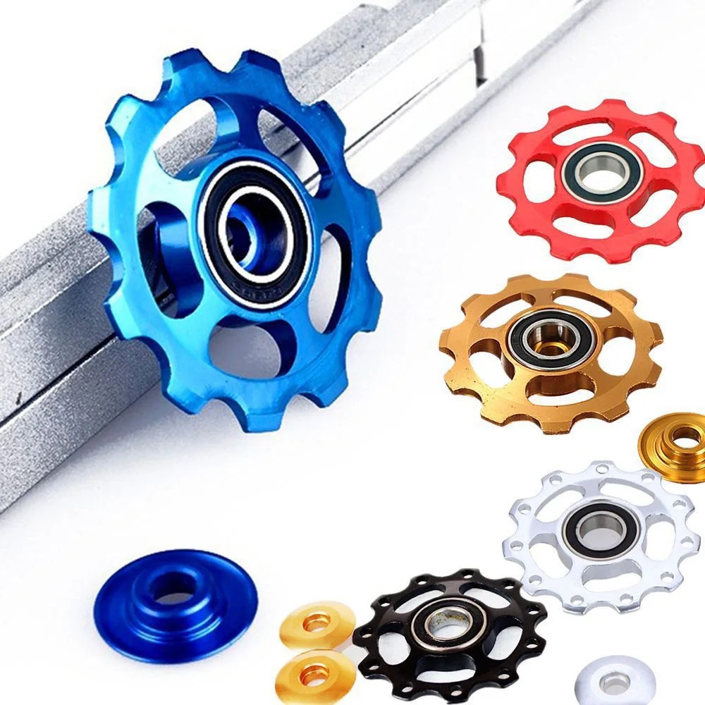 

11 T Aluminum Alloy MTB Bicycle Rear Derailleur Pulley Jockey Road Bike Guide Roller Tensioner t Cycling Accessory Dropshipping