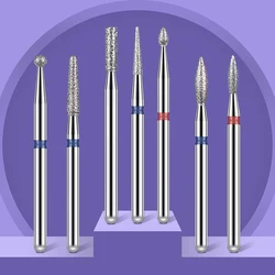 Diamond Nail Drill Bit Mill Cutter All For Manicure Machine Bit Tools Accessories Cuticle Clean For Removing Nail Gel