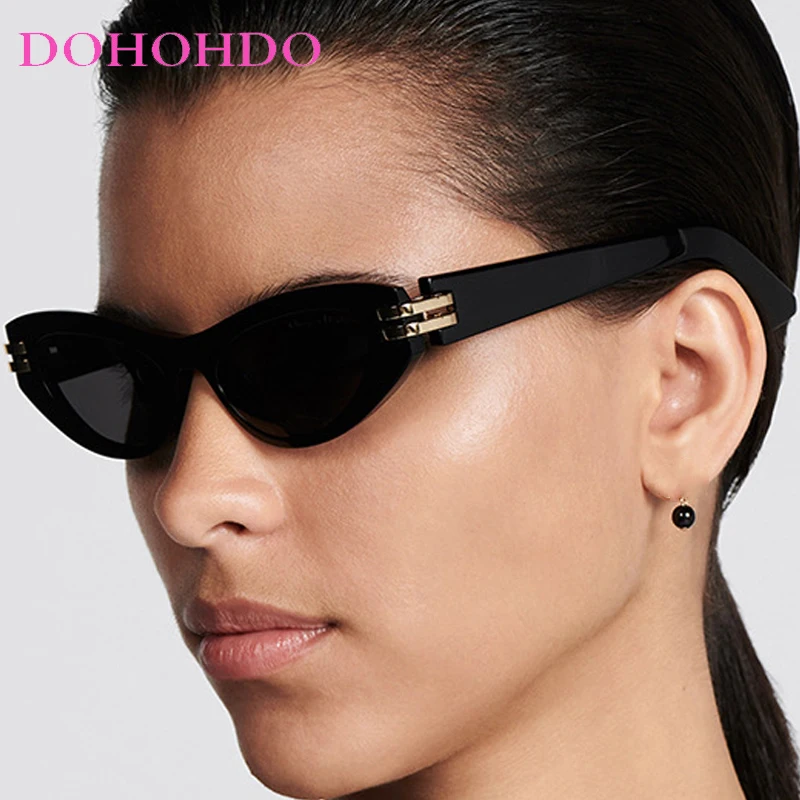 Modische Retro Luxus Cat-Eye-Brille für Damen Trendige Marken-Designer-Brille für Herren Outdoor-Reise-Fahrbrille Unisex Lentes UV400