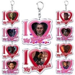 Popular Game I Love My Boyfriend Girlfriend Keychain for Dragon Age Emmrich Lucanis Davrin Keyring Customized Jewelry Fans Gifts
