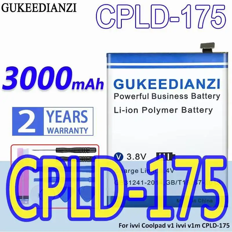 

Cpld-175 3000Mah Mobile Phone Battery Safe For Coolpad V1 V1M Good Low-Temperature Performance
