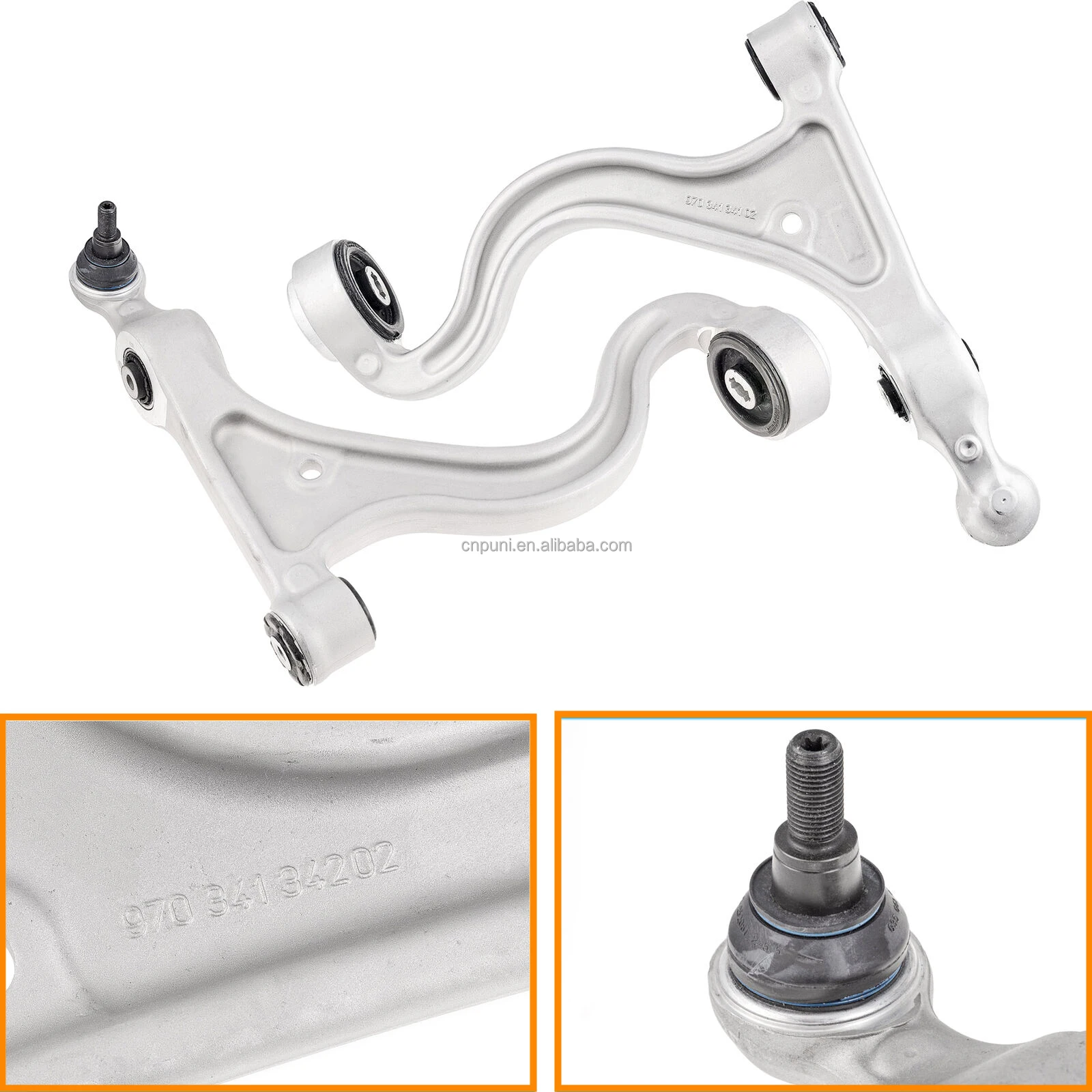 10PCS Auto Suspension Parts Front Control Arm Kit for PORSCHE PANAMERA 970 09-16 97034105304 97034105103
