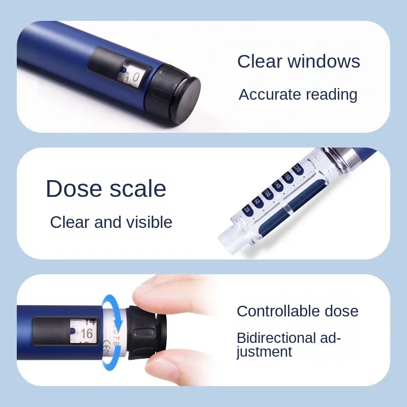 Portable Insulin Injection Pen Novo Nord Ganli 3ml Insulin Glargine Insulin Lilly Syringe Sanofi Gear Adjustment Pen