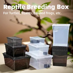 1pc Insect Reptile Breeding Feeding Box Spider Terrariums Insect Rearing Hatching Containers Lizard Frog Small Animals Supplies