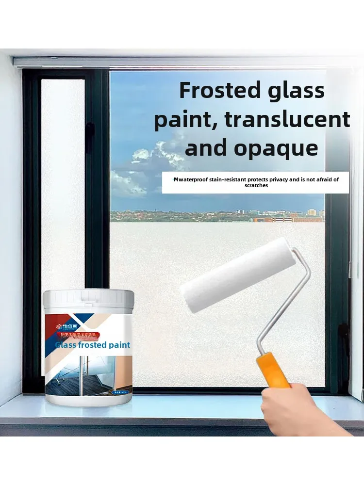 

Glass frosted paint bathroom living room kitchen glass translucent, anti peeping, transparent, environmentally friendly househol