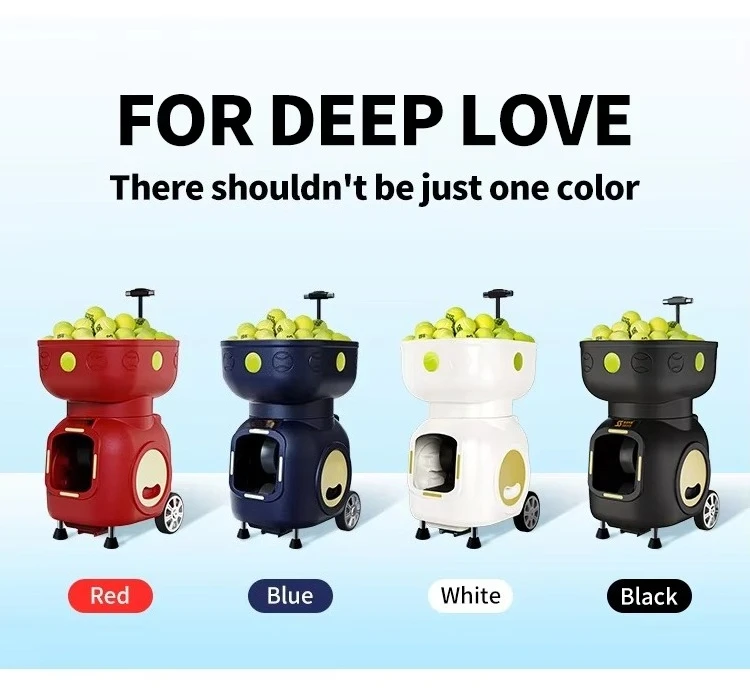 2024 Fashionable Tennis Ball Machine Partner Training Equipment T7 Online Tennis Product