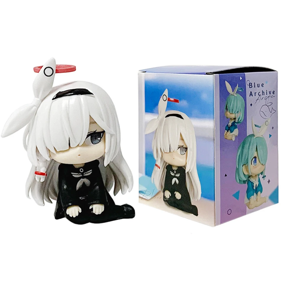 Op voorraad Blauw Archief Plana Arona Figuur PVC Anime Verzamel Anime Karakters Ornamenten Leuke Cartoon Festival Kerstcadeau