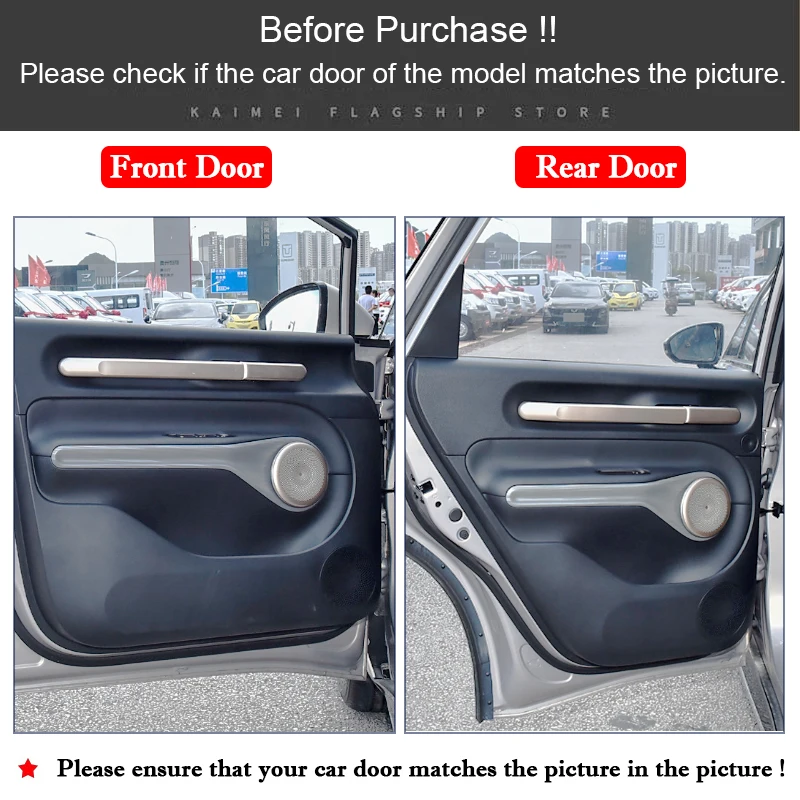 For Baojun Yunduo 2023 2024 2025 Car Inner Door Anti-Kick Pad Cover Sticker Glove Box Anti-dirty Protective Decor Accessories