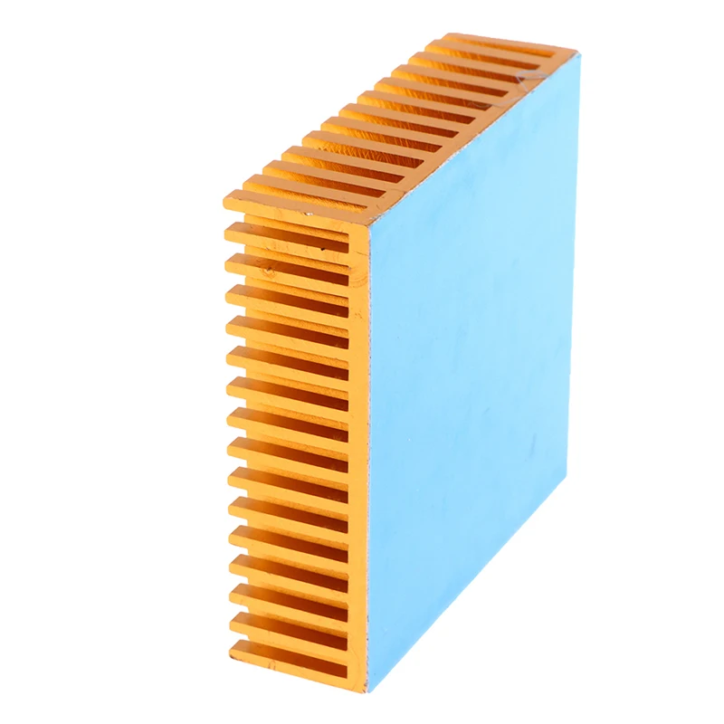 50*50*15mm com adesivo condutor térmico de alumínio painel dissipador de calor cpu power ic chip cooler radiador branco \ preto \ ouro