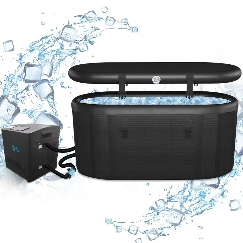 

Xiangyin Vanace Wholesale Outdoor PVC Foldable Ice Pool Bathing Portable Adult Ice Bath Plunge With Cooling 1HP Water Chiller