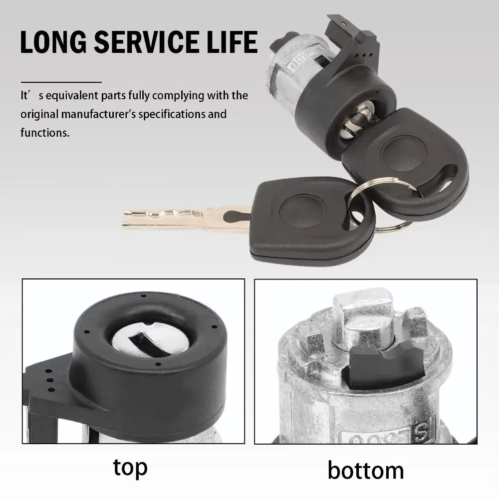 2 Key Ignition Barrel With Lock Key Thumb Throttle Accelerator Key Switch Durable Speed Dial Control key cylinder Switch Auto