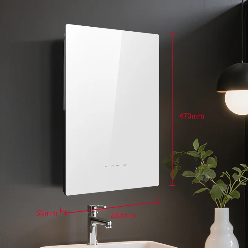 Smart Water Heaters Glass Panel Electric Instant Hot Water Heater LED Display RV Garage Outdoor Car Rapid Heating Household