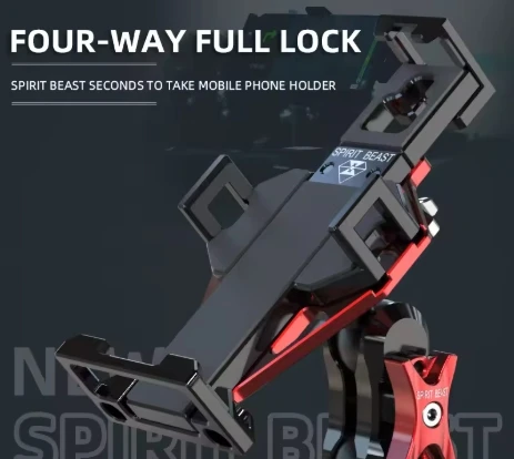 

Universal Motorcycle Rear view Mirror Cell Phone navigation Holder Mount Holder for Yamaha MT-09 YZF R15 VMAX 1700