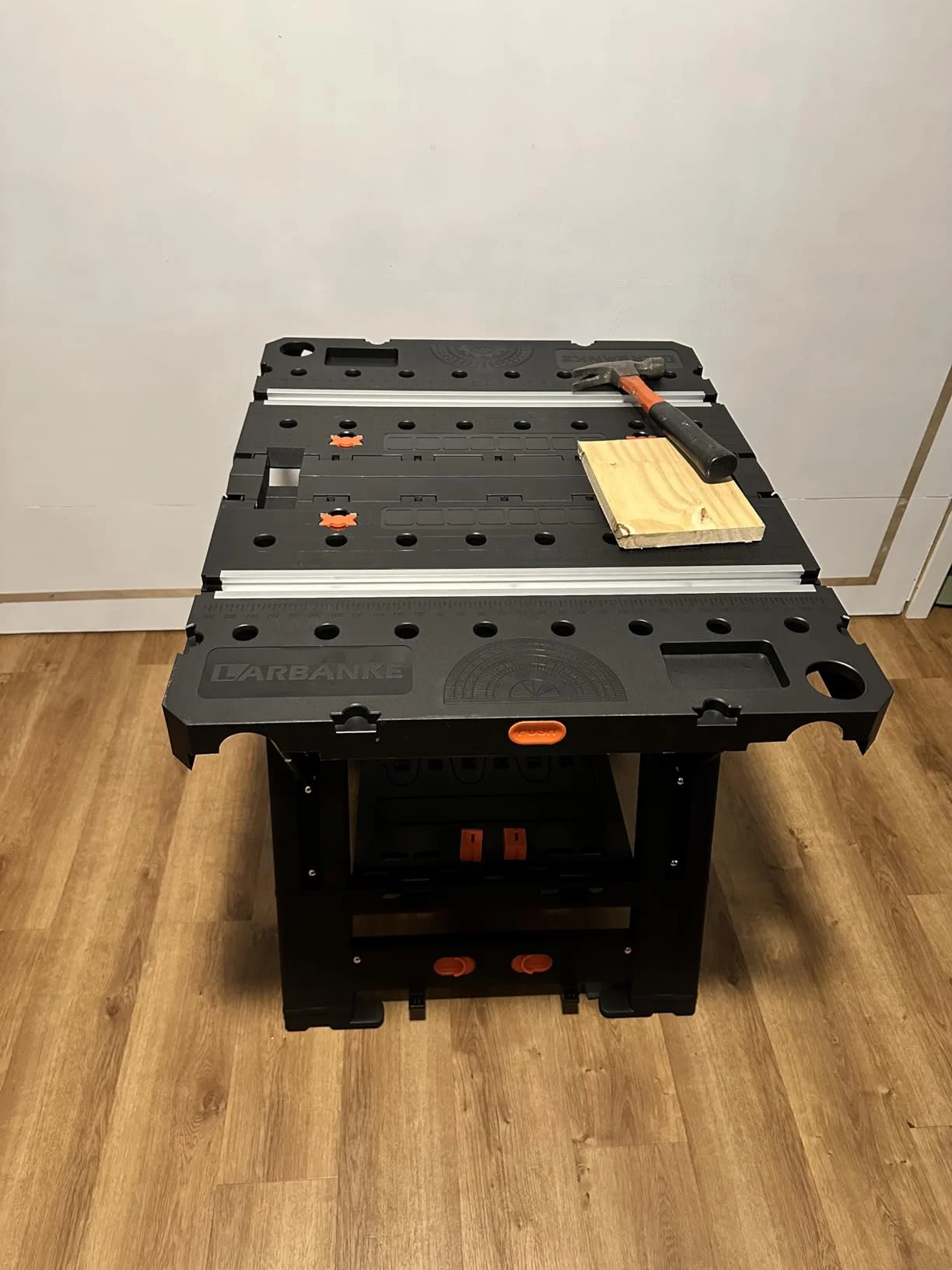 Hot Sale Heavy Duty Folding Workbench Stainless Steel Countertop For Garage, Office, Multifunctional Workbench Table
