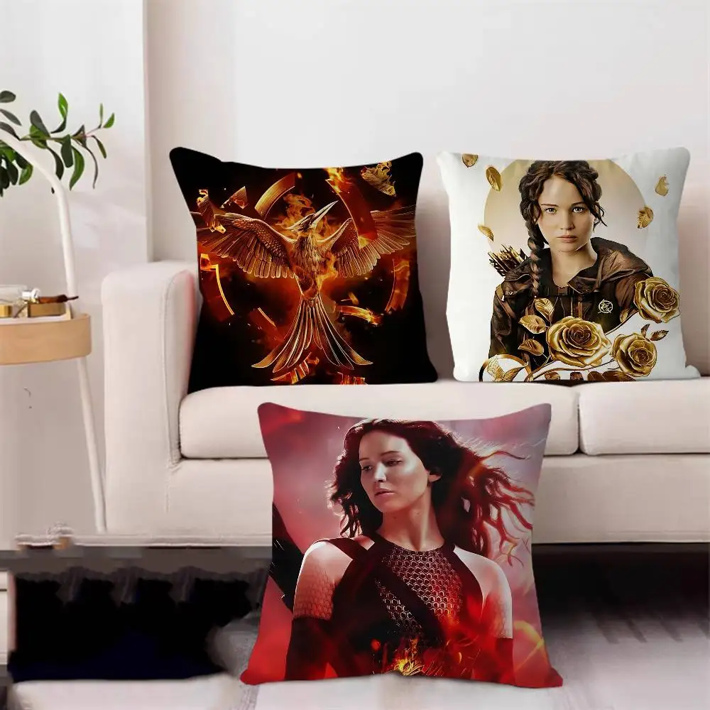 

The Hunger Games Pillowcase Toon Gift Cushion Cover Bedroom Home Sofa Chair Seat Decor Pillow Case