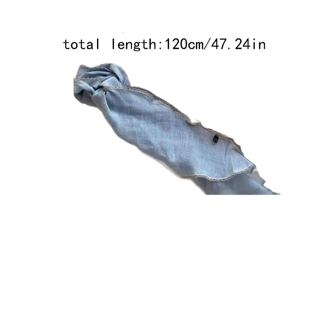 Retro ผ้าฝ้ายและผ้าลินินผ้าพันคอขนาดเล็กบาง Vintage สามเหลี่ยมผม Band Neckerchief Turban เกาหลีผ้าคลุมไหล่ผ้าพันคอฤดูร้อน