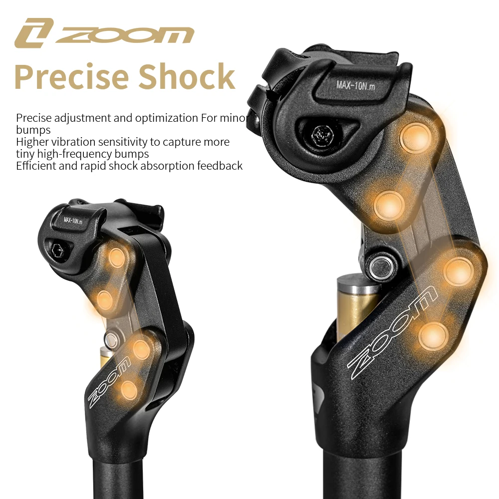 ZOOM 4バーリンクサスペンションシートポスト 27.2/30.9/31.6mm 350mm