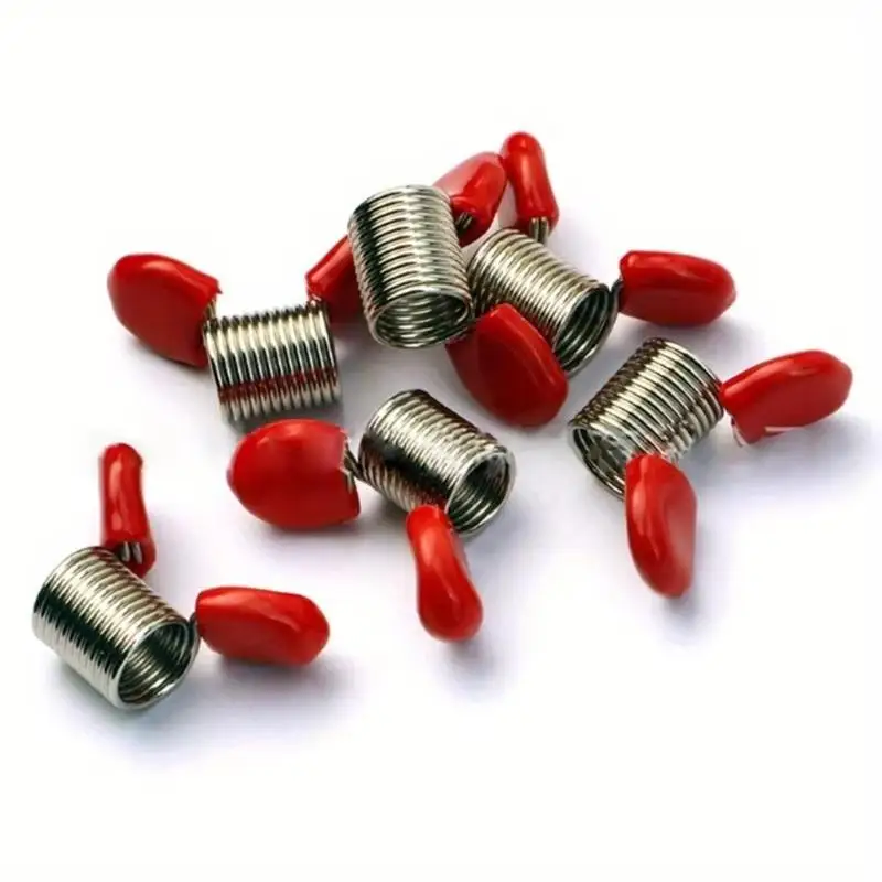 4 Stück Perlenstopper mit Federclip, kreatives Werkzeug zum Verarbeiten von Perlen und Drahtenden, Schmuckherstellungswerkzeug, DIY-Armband- und Halskettenwerkzeug für handgefertigten Schmuck. – Detail 4
