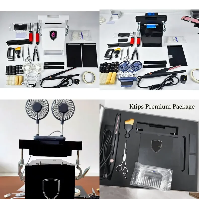 2027 New K tip Hair Extension Tool Kit Keratin Fusion Extender Fioox Pro Accelerated Bonding Machine for Ktips
