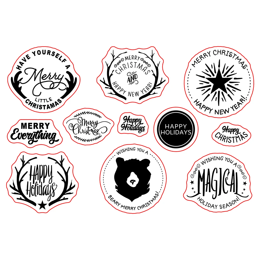 Прозрачный прозрачный силиконовый штамп, печать для скрапбукинга своими руками, фотоальбом, декоративный прозрачный штамп