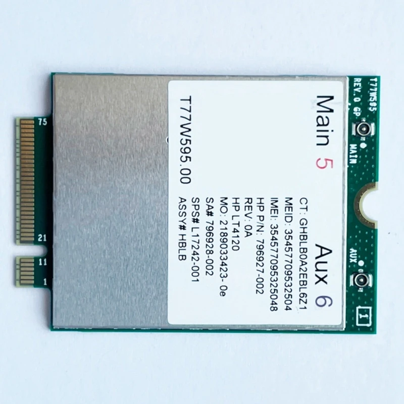 T77w595 4g-Modul m.2 150 MBit/s 76572-001 lte Modem für HP Elite x2 796928 g3 g2