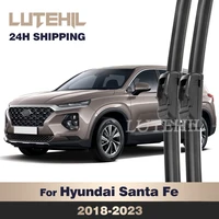 Limpiaparabrisas delanteros para Hyundai Santa Fe 2018-2023 2019 2020 2021 2022 parabrisas ventana delantera 26 ""+ 16""