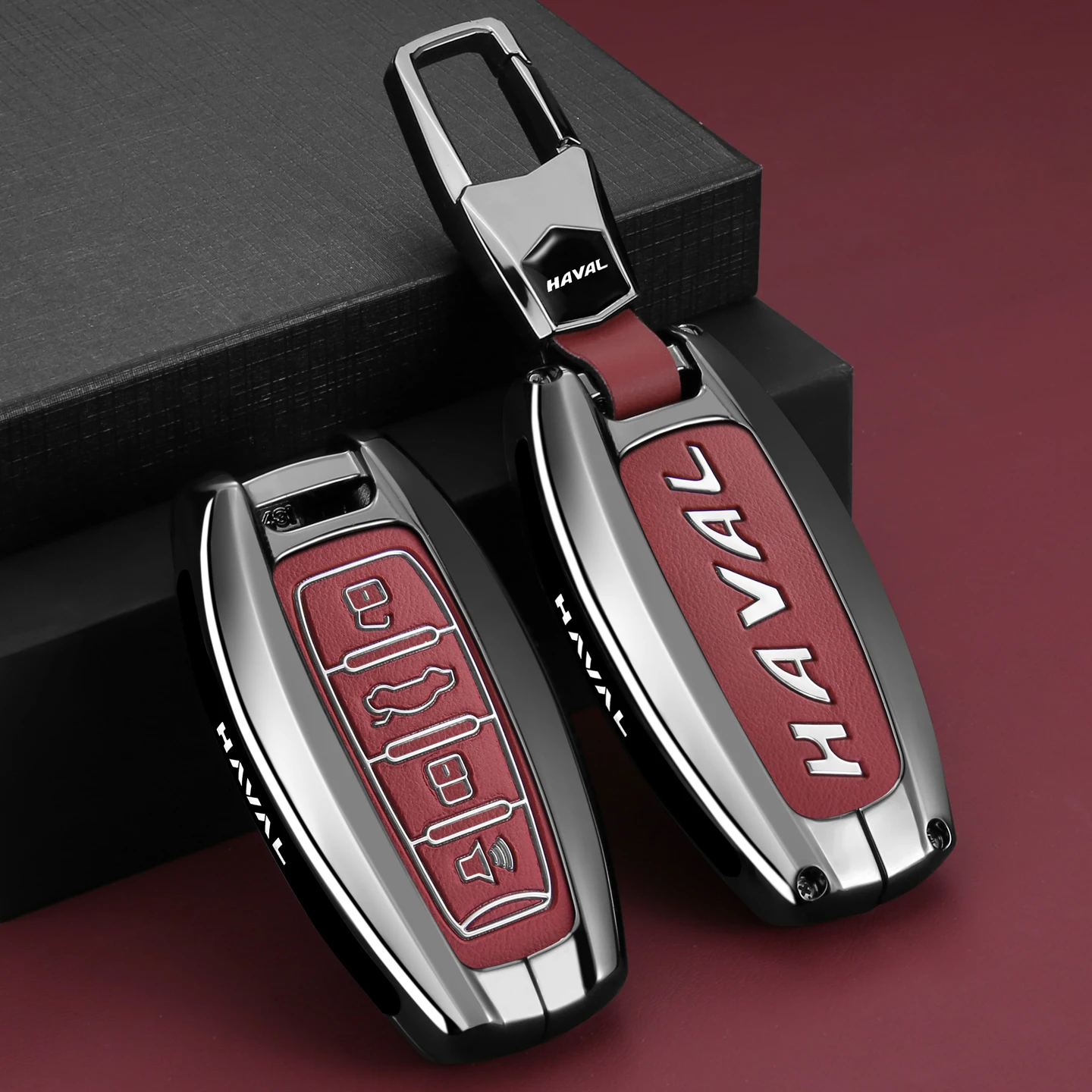 Car Key Case for Great Wall Haval Hover Jolion H1 H6 coupe H7 H4 H9 F5 F7 F7X F7H H2S Dargo Remote Cover Shell Keychain Fob