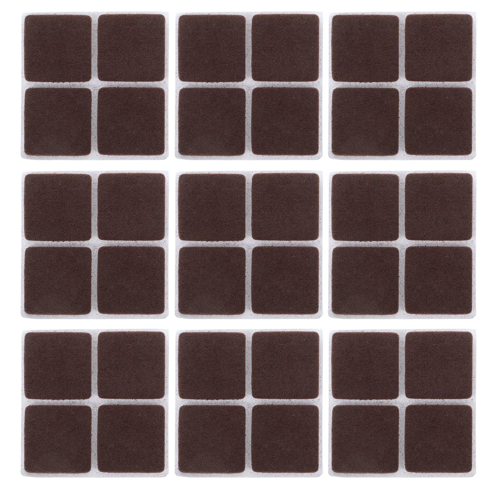 

48pcs Thickened Felt Furniture Pads Square Chair Leg Floor Protectors Heavy Duty Wood Hardwood Self Adhesive Non Slip Leg