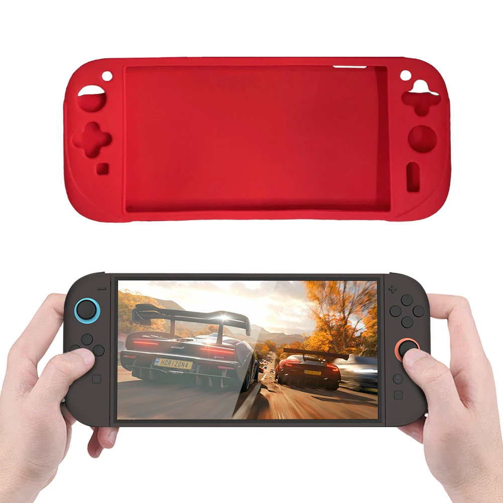 Силиконовый чехол для Nintendo для Switch 2, полный защитный чехол, мягкий чехол с защитой от падения для Nintendo для Switch 2, игровые аксессуары